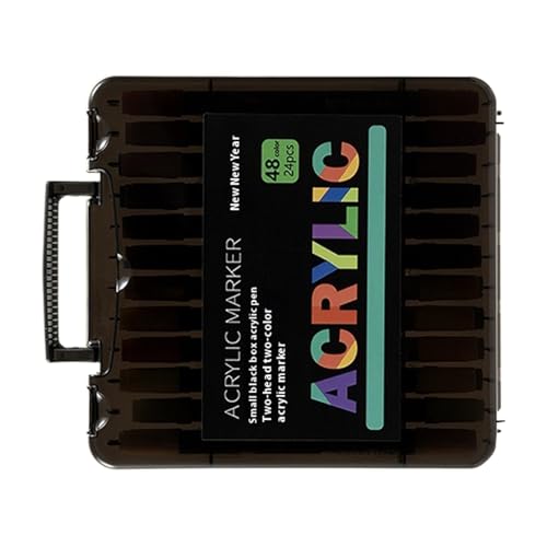 Generisch Acrylmarker - Doppelspitze Malstifte Mit Farbspitzen - Wasserfeste Schnelltrocknende Malutensilien Mit Ausbleichschutz Für Stoffschuhdesign Und Modellbau Generisch Acrylmarker - Doppelspitze Malstifte Mit Farbspitzen - Wasserfeste Schnelltrocknende Malutensilien Mit Ausbleichschutz Für Stoffschuhdesign Und Modellbau von Generisch