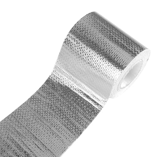 Generisch Aluminiumblattklebeband, Aluminiumblattband für Abflussrohre, Klebeband für Wärme -resistente Abflussrohre - wasserdichtes Aluminiumband für Wartungswerkzeug von Generisch