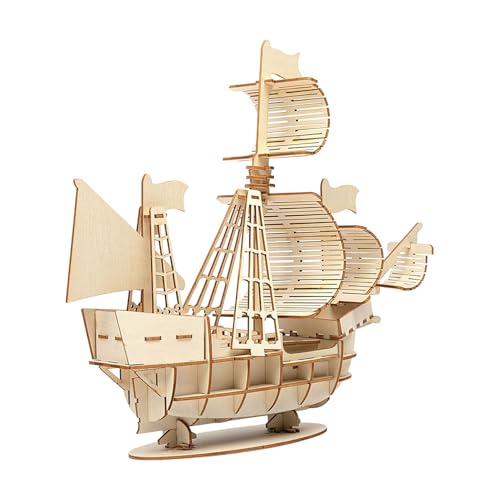 Generisch Baustein-Set,Baustein-Bausätze für Kinder | Holzbausatz zum Sammeln, Bootsmodell - Kreativer Bausatz, DIY-Desktop-Puzzleblöcke für, Mädchen, Kinder Generisch Baustein-Set,Baustein-Bausätze für Kinder | Holzbausatz zum Sammeln, Bootsmodell - Kreativer Bausatz, DIY-Desktop-Puzzleblöcke für, Mädchen, Kinder von Generisch