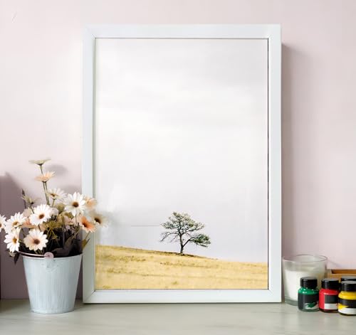 Generisch Bilderrahmen 50x75 Weiß, Holz MDF Rahmen mit Bruchsicherem Glas, Rahmen 75x50 Puzzle Wandrahmen, Moderner Fotorahmen für Collage, Puzzles & Poster Generisch Bilderrahmen 50x75 Weiß, Holz MDF Rahmen mit Bruchsicherem Glas, Rahmen 75x50 Puzzle Wandrahmen, Moderner Fotorahmen für Collage, Puzzles & Poster von Generisch