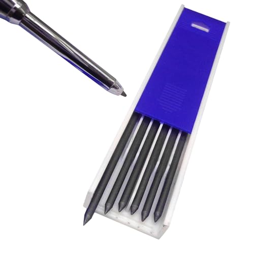 Generisch Bleistiftminen für - Druckbleistifte für sminen mit 3 Farben - Holzbearbeitungs-Bau-Bleistift-Marker-Nachfüllmine mit langer Nase, tiefem Loch, Druckbleistift für Architekten-Anreißer Generisch Bleistiftminen für - Druckbleistifte für sminen mit 3 Farben - Holzbearbeitungs-Bau-Bleistift-Marker-Nachfüllmine mit langer Nase, tiefem Loch, Druckbleistift für Architekten-Anreißer von Generisch