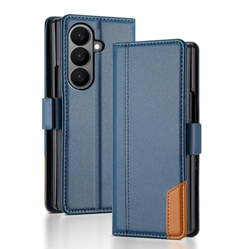 Generisch Brieftaschenetui für Samsung Galaxy Z Fold 7, Leder-Flip-Stand-Cover, Magnetverschluss, stoßfeste Ganzkörper-Hülle Generisch Brieftaschenetui für Samsung Galaxy Z Fold 7, Leder-Flip-Stand-Cover, Magnetverschluss, stoßfeste Ganzkörper-Hülle von Generisch