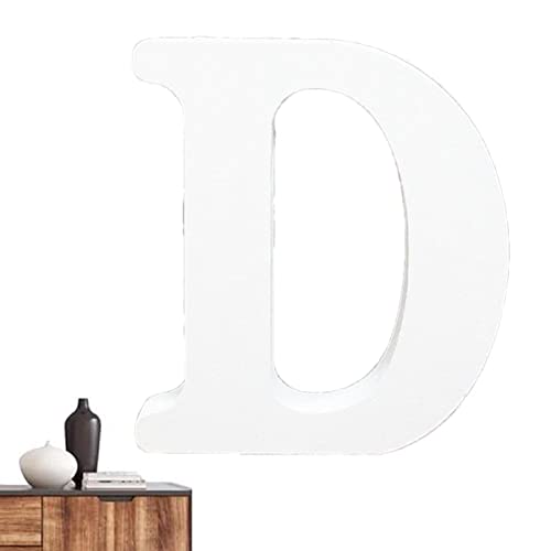 Generisch Buchstaben aus Holz - Weiße große freistehende Buchstaben zu Basteln,Hochzeitsküchenschild Heimdekoration für Wohnzimmer, Bauernhaus von Generisch
