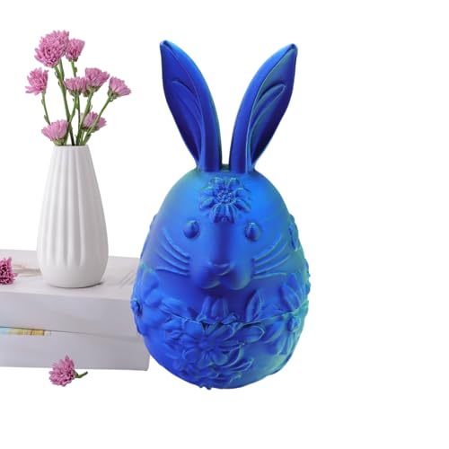 Generisch Bunny Ostereier, Ostereier gefüllt,Dekorative 3D -gedruckte Eiersuche | Animal Fidget Toy, leeres Osterspielzeug, Osterhome Schreibtischdekor für Korbdose Füllstoffe Generisch Bunny Ostereier, Ostereier gefüllt,Dekorative 3D -gedruckte Eiersuche | Animal Fidget Toy, leeres Osterspielzeug, Osterhome Schreibtischdekor für Korbdose Füllstoffe von Generisch