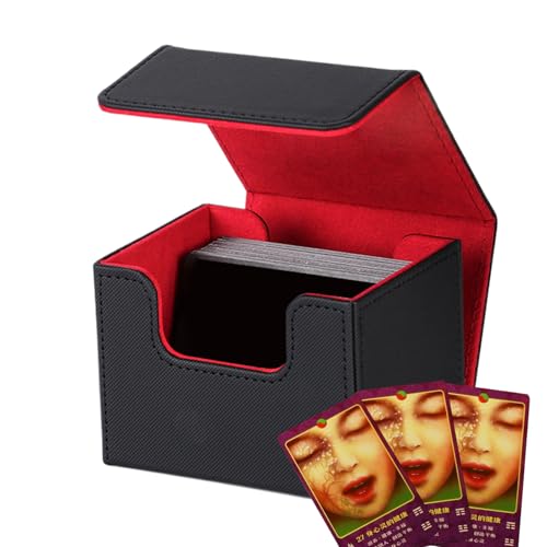 Generisch Card Storage Box | Carrying Case Deck Holder Holds 120+ Cards | Portable Large Shockproof Magnetic Organizer for Party, Travel, Collecting, School Use Generisch Card Storage Box | Carrying Case Deck Holder Holds 120+ Cards | Portable Large Shockproof Magnetic Organizer for Party, Travel, Collecting, School Use von Generisch