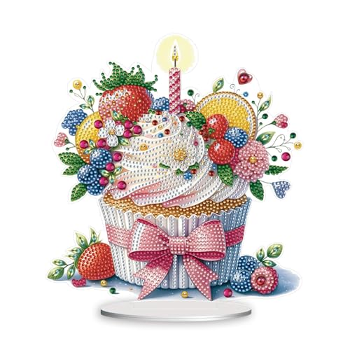 Generisch DIY Diamond Painting Cupcake Tisch Deko, kreative Acryl Tischdeko, Diamant Malerei Stehend Kunst Set, Ornamente Geschenke für Zuhause,Büro Dekoration-08 Generisch DIY Diamond Painting Cupcake Tisch Deko, kreative Acryl Tischdeko, Diamant Malerei Stehend Kunst Set, Ornamente Geschenke für Zuhause,Büro Dekoration-08 von Generisch