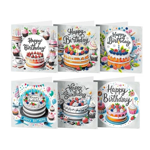 Generisch DIY Diamond Painting Grußkarte,5D Diamant Malerei Weihnachten Karten Geburtstag Karte Weihnachtskarte Geschenkkarte postkarten,Weihnachten Geschenk für Freunde und Familie und Lehrer(6pc-12) Generisch DIY Diamond Painting Grußkarte,5D Diamant Malerei Weihnachten Karten Geburtstag Karte Weihnachtskarte Geschenkkarte postkarten,Weihnachten Geschenk für Freunde und Familie und Lehrer(6pc-12) von Generisch