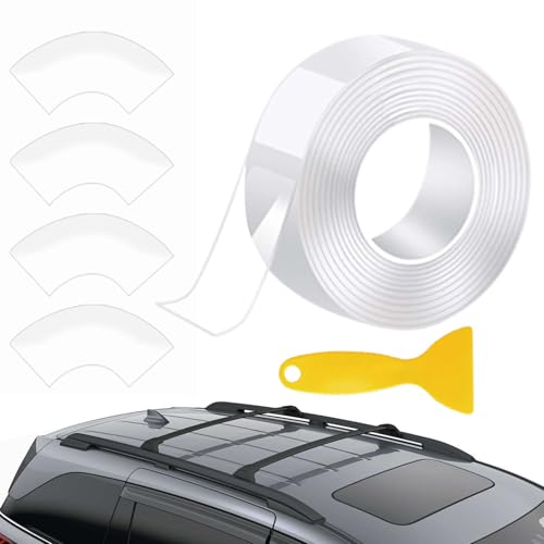 Generisch Dachfenster-Dichtungsband - Wetterstreifen-Klebeband für Auto | Schwerlast-Reparaturstreifen mit wasserdichtem Aufkleber, Ideal für Regen, Fahren, Wartung, Winter, Schnee, Touring, Kälte von Generisch