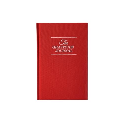 Generisch Dankbarkeitstagebuch, Zeitplan, Notizbuch, goldgeprägter Hardcover-Notizblock(Carmine) von Generisch