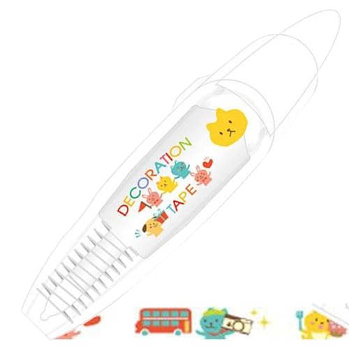 Generisch Dekorative Stifte für Kinder, Bandstift - Drücken Sie dekorative Stifte für Kinder | Cartoon -Muster, Roller Tipps Design Scrapbooking Stickers Diary Decor für Notiz Take von Generisch
