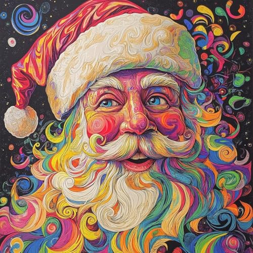 Generisch Diamond Painting Erwachsene Runder Steine Set, Diamant Painting Bilder People, 5d Diamond-Painting, DIY Vollbohrer Diamanten Malerei Mosaik Bastelset für Wanddekorationen 90X90cm 711 von Generisch