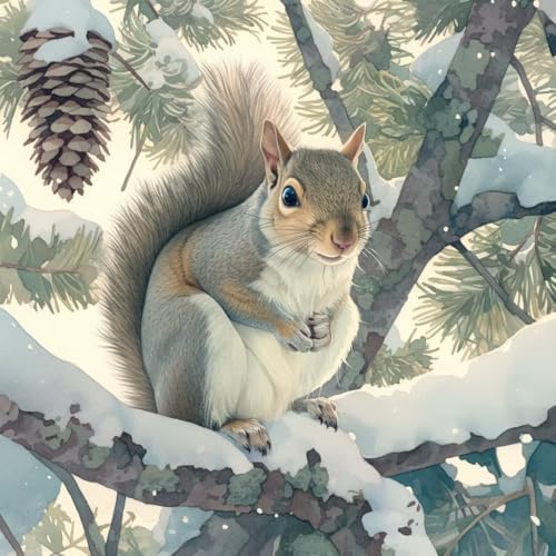 Generisch Diamond Painting Erwachsene Runder Steine Set, Diamant Painting Bilder Squirrel, 5d Diamond-Painting, DIY Vollbohrer Diamanten Malerei Mosaik Bastelset für Wanddekorationen 100x100cm 897 Generisch Diamond Painting Erwachsene Runder Steine Set, Diamant Painting Bilder Squirrel, 5d Diamond-Painting, DIY Vollbohrer Diamanten Malerei Mosaik Bastelset für Wanddekorationen 100x100cm 897 von Generisch