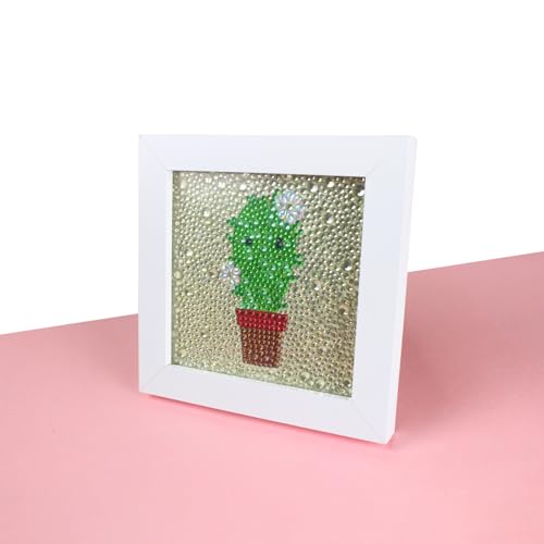 Generisch Diamond Painting Kinder mit Holzrahmen,Diamant Painting Kaktus für Erwachsene,5D Diamond Painting Set Mädchen Jungen Geschenke Room Decor,Bilder Arts Craft für Home Wanddekoration 15×15cm Generisch Diamond Painting Kinder mit Holzrahmen,Diamant Painting Kaktus für Erwachsene,5D Diamond Painting Set Mädchen Jungen Geschenke Room Decor,Bilder Arts Craft für Home Wanddekoration 15×15cm von Generisch