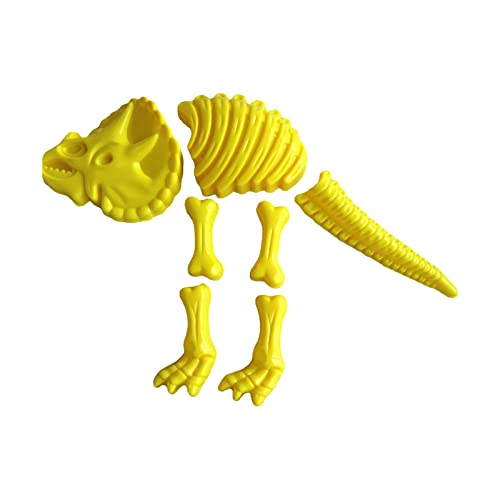 Generisch Dinosaurier Sandformen Set Sandspielzeug für Kinder Sommerserie Sandschaufeln Strapazierfähig Verschiedene Dinos Sandformen Strandspielzeug Reise Sandkasten Spielzeug für Kleinkinder von Generisch