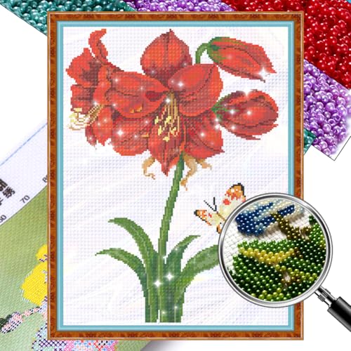 Generisch Diy Perlenstickerei Set Blumen Perlenstickerei Kit Nadelspitzen Kits Perlen Kreuzstich Stickpackung Stickbilder Kreuzstich mit Perlen 3D Perlen Malerei Handarbeit-39x53cm Generisch Diy Perlenstickerei Set Blumen Perlenstickerei Kit Nadelspitzen Kits Perlen Kreuzstich Stickpackung Stickbilder Kreuzstich mit Perlen 3D Perlen Malerei Handarbeit-39x53cm von Generisch