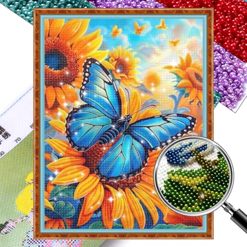 Generisch Diy Set Erwachsene Schmetterling Sonnenblume perlenstickerei Set Vorgedruckt, Stickvorlagen Stickbilder Kreuzstich Stickpackungen Bead Cross Stitch Kit Stickset Sticken Erwachsene-40x54cm Generisch Diy Set Erwachsene Schmetterling Sonnenblume perlenstickerei Set Vorgedruckt, Stickvorlagen Stickbilder Kreuzstich Stickpackungen Bead Cross Stitch Kit Stickset Sticken Erwachsene-40x54cm von Generisch