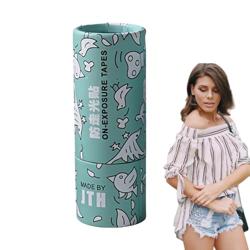 Generisch Doppelseitiges Kleidertape,Wasserfest Modisch Transparentes Klebeband - Schweißfest Haftpad 50 Stück Für Träger Damenkleid Rock Sicherheit von Generisch