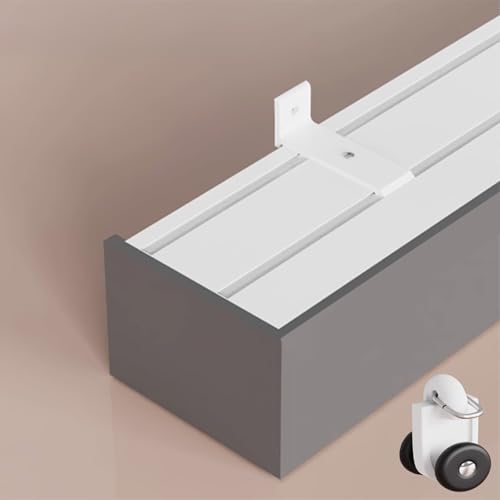 Generisch Duschvorhangschiene aus Aluminiumlegierung, doppelläufiger Raumteiler, leichtgängige Gleitschiene, 3-in-1-Leitschiene, grau, 190 cm – perfekt für Badezimmer und Räume Generisch Duschvorhangschiene aus Aluminiumlegierung, doppelläufiger Raumteiler, leichtgängige Gleitschiene, 3-in-1-Leitschiene, grau, 190 cm – perfekt für Badezimmer und Räume von Generisch