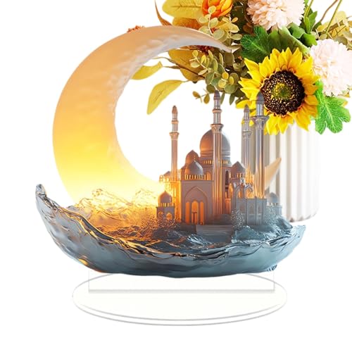 Generisch Eid Decorations for Table, Moon Eid Table Sign Ornament, Elegant Desktop Decoration, Festival, Home Art Craft for, Celebration Generisch Eid Decorations for Table, Moon Eid Table Sign Ornament, Elegant Desktop Decoration, Festival, Home Art Craft for, Celebration von Generisch
