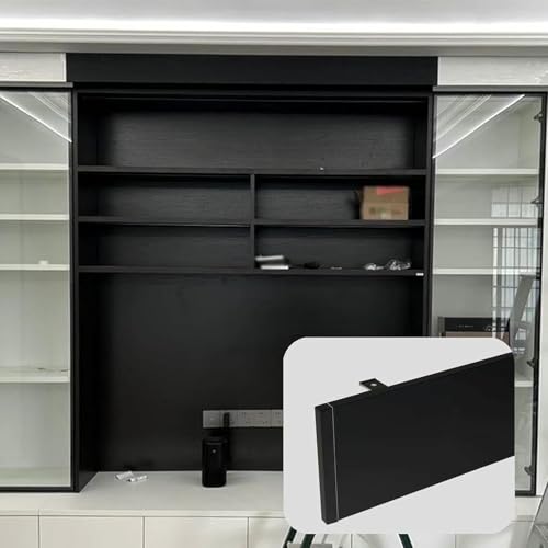 Generisch Extra Lange Deckenvorhang-Parmet-Box – Dekorative Vorhangschienen-Abdeckung für Schlafzimmer und Wohnzimmer – Stilvolles Gesims-Blende für Elegante Fensterbehandlung von Generisch