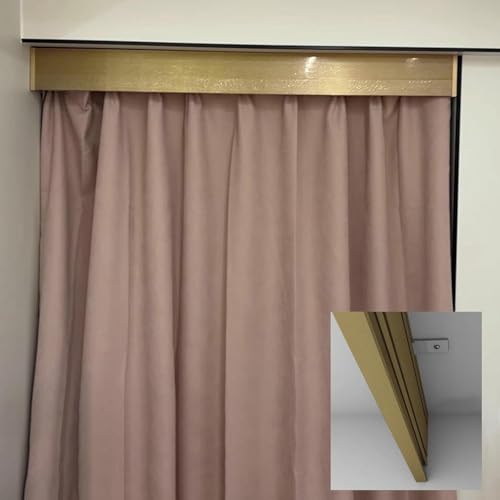 Generisch Extra Langer Deckenvorhang mit Querbehangkasten – stilvolle Dekorpaneelabdeckung für Schlafzimmer und Wohnzimmer, Keine Schiene erforderlich, Elegante Gesimsblende für modernes Zuhause Generisch Extra Langer Deckenvorhang mit Querbehangkasten – stilvolle Dekorpaneelabdeckung für Schlafzimmer und Wohnzimmer, Keine Schiene erforderlich, Elegante Gesimsblende für modernes Zuhause von Generisch