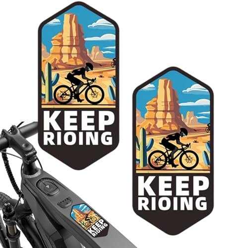 Generisch Fahrradaufkleber 6,5 x 3 cm PVC Sticker | Bunte Fahrrad Stickers Set | Selbstklebende Aufkleber für Laptop Koffer Helm Motorrad Auto | wasserdichte Fahrrad Deko Sticker | Fahrad Zubehör Generisch Fahrradaufkleber 6,5 x 3 cm PVC Sticker | Bunte Fahrrad Stickers Set | Selbstklebende Aufkleber für Laptop Koffer Helm Motorrad Auto | wasserdichte Fahrrad Deko Sticker | Fahrad Zubehör von Generisch