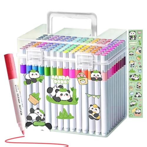 Generisch Filzstifte Set | Bunte Malstifte Set | Wasserdichte Schmutzfeste Malfarbe Stifte für Schule Kindergarten Reisebedarf Ostergeschenke von Generisch