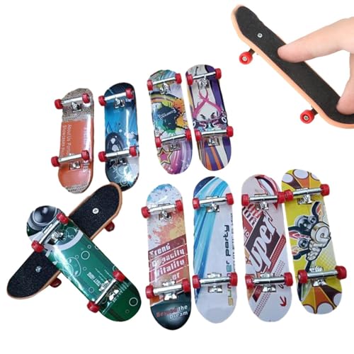 Generisch Finger Skateboard Set Mini-Skateboards | Mini-Skateboard-Griffbrett - Fingerspielzeug-Skateboards Top-Mitgebsel Für Kindergeburtstage Kreative Fingerboard Spiele von Generisch