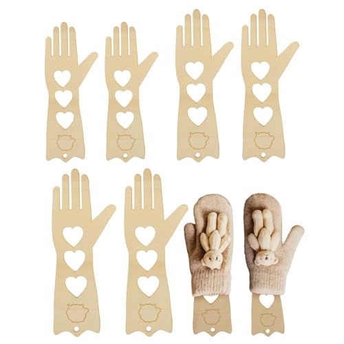 Generisch Fustling-Blocker, Handschuh-Blocker, Holz, Wolle, Handschuh-Strickmodell, Haushaltsausstellung, Handstrickhandschuhe, Brettformen fr Anfnger von Generisch
