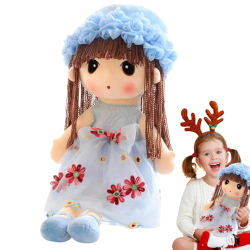 Generisch Gefüllte Plüschpuppe - schlafende Kuschelkumpel -Puppenspielzeug | Handgefertigte multikulturelle Puppe mit Kleidung, schlafende Partnerpuppe kuscheln weich für Kinder von Generisch