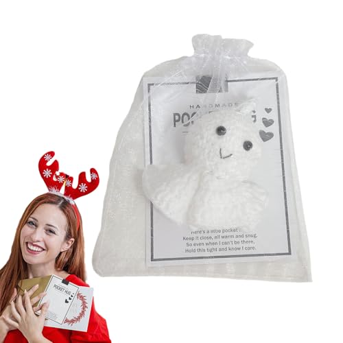 Generisch Gehäkelter Pandabär, Gehäkelter Panda-Plüsch | Tiere Spielzeugpuppe - Handgefertigter entzückender gehäkelter Panda mit Grußkarte und Organza-Paket für Thanksgiving, Kindertag, Babyparty Generisch Gehäkelter Pandabär, Gehäkelter Panda-Plüsch | Tiere Spielzeugpuppe - Handgefertigter entzückender gehäkelter Panda mit Grußkarte und Organza-Paket für Thanksgiving, Kindertag, Babyparty von Generisch
