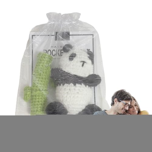 Generisch Gehäkeltes Panda-Kuscheltier,Panda-Häkeltier,Panda-Tierspielzeug - Handgefertigter entzückender gehäkelter Panda mit Grußkarte und Organza-Paket für Thanksgiving, Kindertag, Babyparty Generisch Gehäkeltes Panda-Kuscheltier,Panda-Häkeltier,Panda-Tierspielzeug - Handgefertigter entzückender gehäkelter Panda mit Grußkarte und Organza-Paket für Thanksgiving, Kindertag, Babyparty von Generisch