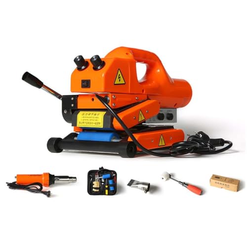 Generisch Geomembran-Schweißgerät 1100 W, Heißkeil-Schweißgerät für PVC, HDPE, Eva, Kunststoff, inklusive 10 cm Silikonroller von Generisch