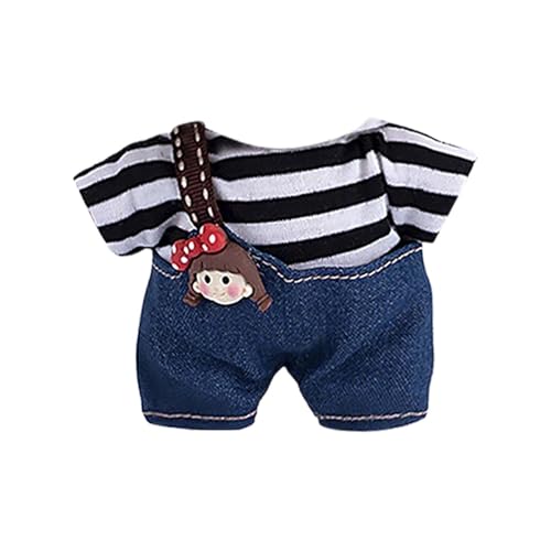 Generisch Häuser Fashion Doll Kleidung Outfit Set Hochwertiges Kostüm Anziehzubehör für 12 Puppen Weiches Material Handgemachtes Design Puppenhaus Zubehör Küche (C, 17CM) von Generisch