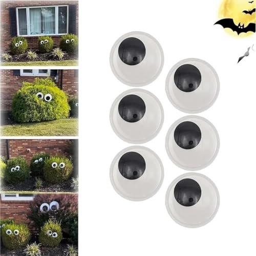 Generisch Halloween Augen für Büsche,Augen mit Selbstkleber für handgemachte DIY Crafts Dekorationen,Big Googly Eyes für Büsche,Big Googly Eyes Self Adhesive (150mm) von Generisch