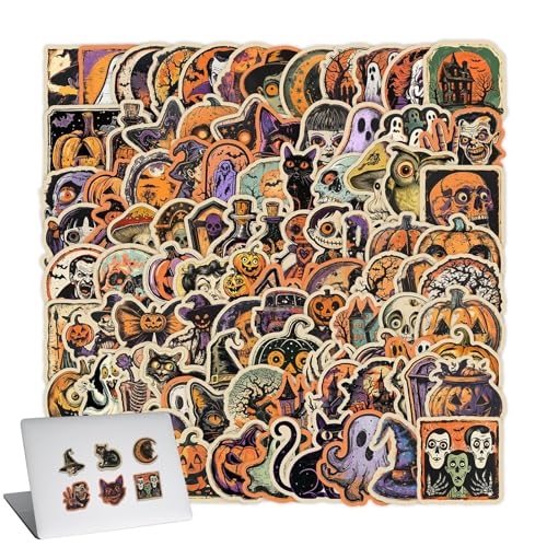 Generisch Halloween Stickers, Skeleton Sticker Pack, Waterproof Vinyl Decals, Novelty Party Toys, Lightweight Decorative Labels for Kids’ Luggage Journal School Supplies and Holiday Crafts Generisch Halloween Stickers, Skeleton Sticker Pack, Waterproof Vinyl Decals, Novelty Party Toys, Lightweight Decorative Labels for Kids’ Luggage Journal School Supplies and Holiday Crafts von Generisch