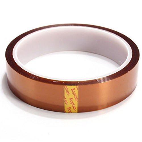 Generisch Hitzebeständiges Polyimid-Klebeband, 33m Länge, 5/10/20/30/50mm Breite, für 3D-Drucker, Löten, Maskierung (20 mm) von Generisch