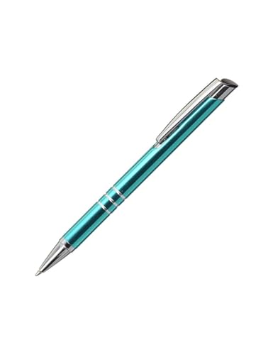 Generisch Hochwertiger Aluminium- Kugelschreiber LINDO, Kugelschreiber,Stift (Hellblau) von Generisch