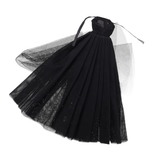 Generisch Hochzeitskleid puppenkleidung Petticoat-Puppe Kleidung für wiedergeborene Puppen Prinzessin Kostümpuppe Puppen-Tüllrock Puppenparty elegant Kleidung für Babypuppen Stoff Black von Generisch