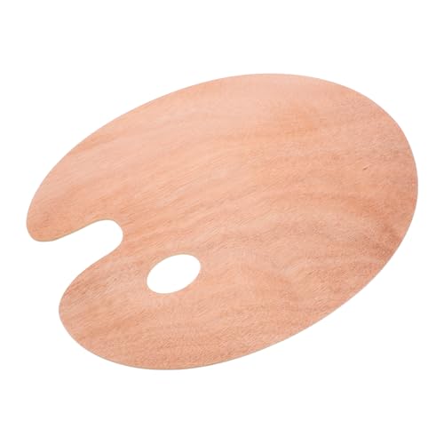 Ergonomische Holzpalette Mit Daumenloch 30 X 40 cm Vielseitig Einsetzbar Für Öl- Und Acrylfarben von Generisch