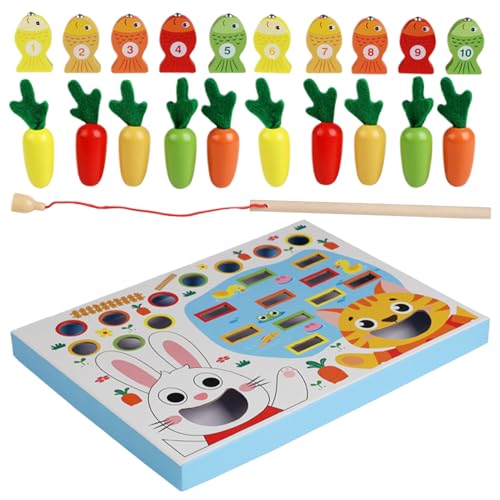 Generisch Karotten Harvest Game, hölzerne Magnetfarben -Sorting -Puzzlespielzeug, Monte ssori Bildungsspielzeug, kompakt Generisch Karotten Harvest Game, hölzerne Magnetfarben -Sorting -Puzzlespielzeug, Monte ssori Bildungsspielzeug, kompakt von Generisch