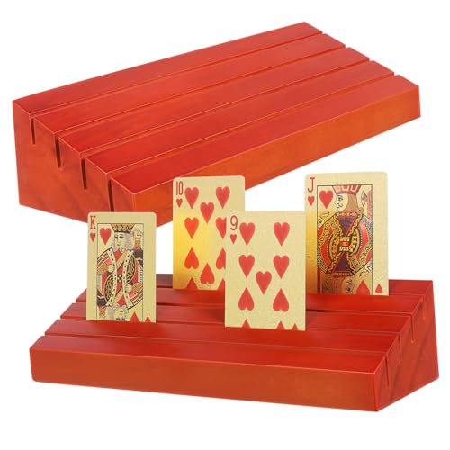 Generisch Kartenhalter Aus Holz Zum Anzeigen Von Basisstapeln Spielhalter Für Gaming-Showcase von Generisch