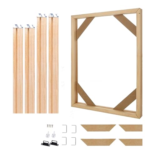 Generisch Keilrahmen leinwand Rahmen holzrahmen spannrahmen leinwandrahmen bilderrahmen 30x40 40x50 40x40 40x60 50x50 50x60 50x70 50x40 Holz Canvas Frame für leinwand malen(50x60) von Generisch