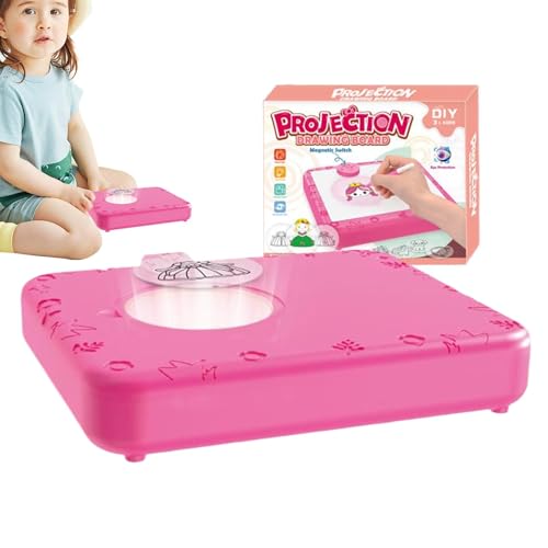 Generisch Kids Projector Drawing Board, Drawing Projector - Bildungszeichnung Kit,Kleinkindspielet für Kinder im Alter von 3+, Bildungskizzierspielzeug von Generisch