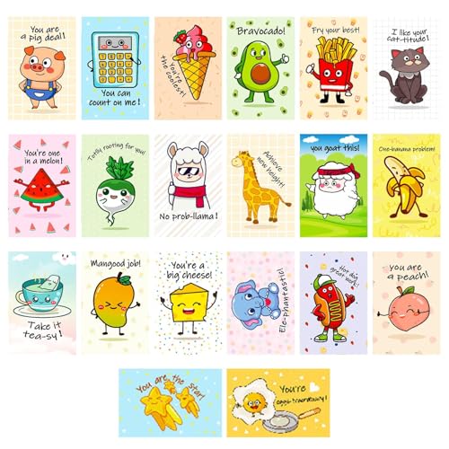 Generisch Kinder Postkarten | 20er Set Cartoon Grußkarten Für Und Mädchen | Humorvolles Partyzubehör für Freunde Familie Mädchen Schüler Lehrer Generisch Kinder Postkarten | 20er Set Cartoon Grußkarten Für Und Mädchen | Humorvolles Partyzubehör für Freunde Familie Mädchen Schüler Lehrer von Generisch