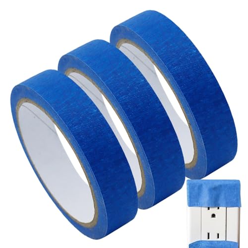 Generisch Klebeband, Blaues Malerband | 3 Rollen X 65,6 Ft Klebeband Zum Malerei,Multi-Purple-Abnehmbare Blaue Handwerksvorräte Für Die Kennzeichnung Von Aquarellautomotive- Generisch Klebeband, Blaues Malerband | 3 Rollen X 65,6 Ft Klebeband Zum Malerei,Multi-Purple-Abnehmbare Blaue Handwerksvorräte Für Die Kennzeichnung Von Aquarellautomotive- von Generisch
