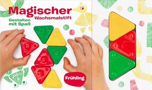 Generisch Kreatives Wachsmalstift Set für Kinder ab 2 Jahren – 3 dreieckige Wachsmalstifte, 10 Bastelvorlagen, 15 kreative Ideen – Frühlingsmotive Generisch Kreatives Wachsmalstift Set für Kinder ab 2 Jahren – 3 dreieckige Wachsmalstifte, 10 Bastelvorlagen, 15 kreative Ideen – Frühlingsmotive von Generisch