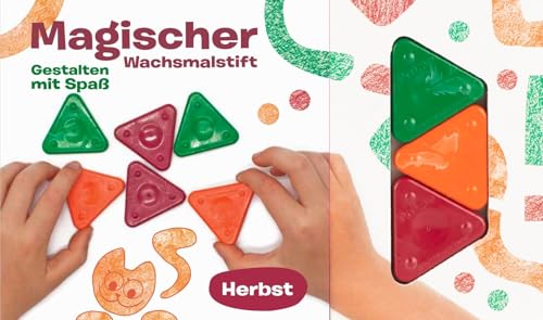 Generisch Kreatives Wachsmalstift Set für Kinder ab 2 Jahren – 3 Dreiecke Wachsmalstifte, 10 Bastelvorlagen, 15 kreative Ideen – Herbstmotive Generisch Kreatives Wachsmalstift Set für Kinder ab 2 Jahren – 3 Dreiecke Wachsmalstifte, 10 Bastelvorlagen, 15 kreative Ideen – Herbstmotive von Generisch
