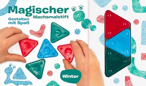 Generisch Kreatives Wachsmalstift Set für Kinder ab 2 Jahren – 3 Dreiecke Wachsmalstifte, 10 Bastelvorlagen, 15 kreative Ideen – Wintermotive Generisch Kreatives Wachsmalstift Set für Kinder ab 2 Jahren – 3 Dreiecke Wachsmalstifte, 10 Bastelvorlagen, 15 kreative Ideen – Wintermotive von Generisch