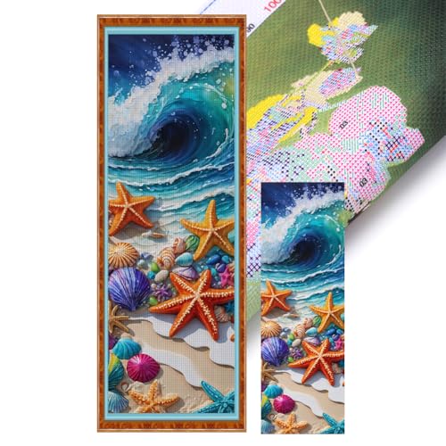 Generisch Kreuzstich Set, groß Landschaft Stickvorlagen Stickbilder Vorgedruckt Kreuzstich Stickpackungen Stickpackung Cross Stitch Embroidery Kit Stickset Sticken Set für Erwachsene 30x90cm-Meer Generisch Kreuzstich Set, groß Landschaft Stickvorlagen Stickbilder Vorgedruckt Kreuzstich Stickpackungen Stickpackung Cross Stitch Embroidery Kit Stickset Sticken Set für Erwachsene 30x90cm-Meer von Generisch